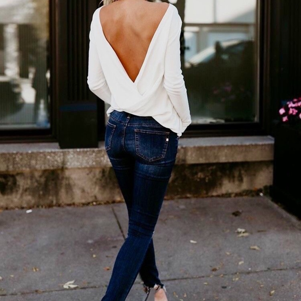 Abercrombie & fitch distressed skinny jeans